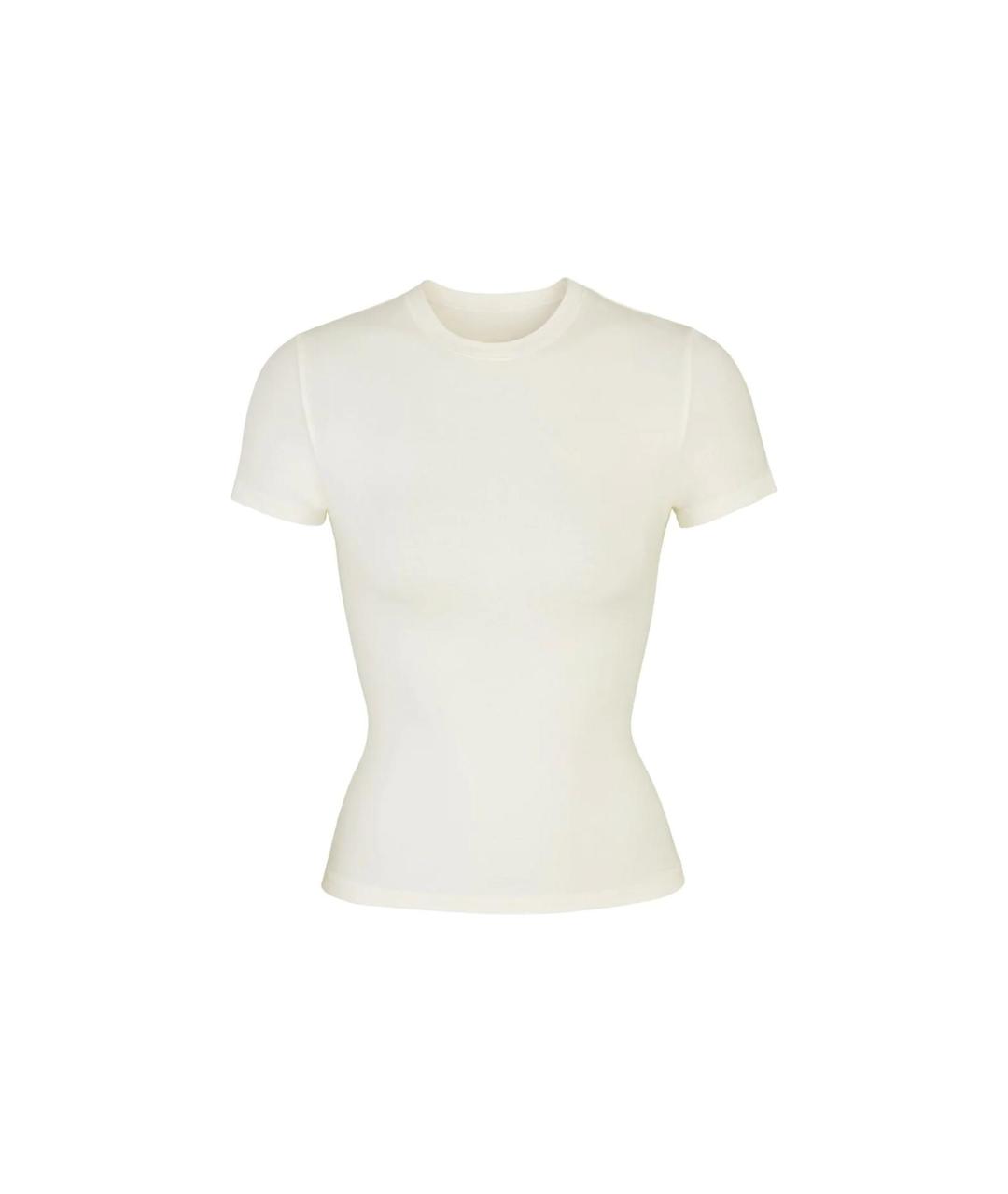 SKIMS Белая футболка, фото 4