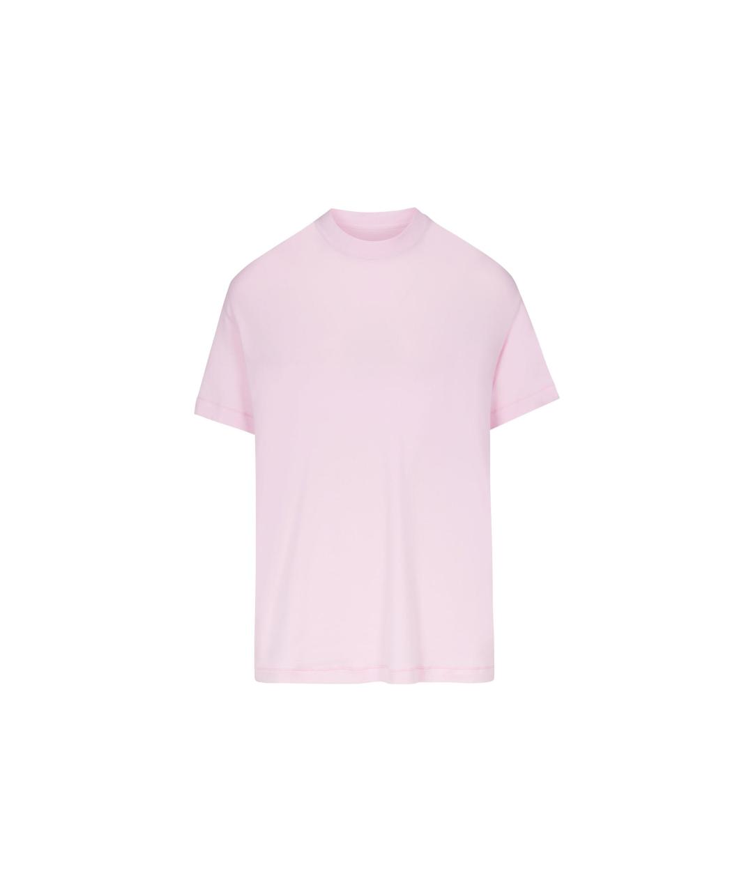 SKIMS Розовая футболка, фото 3