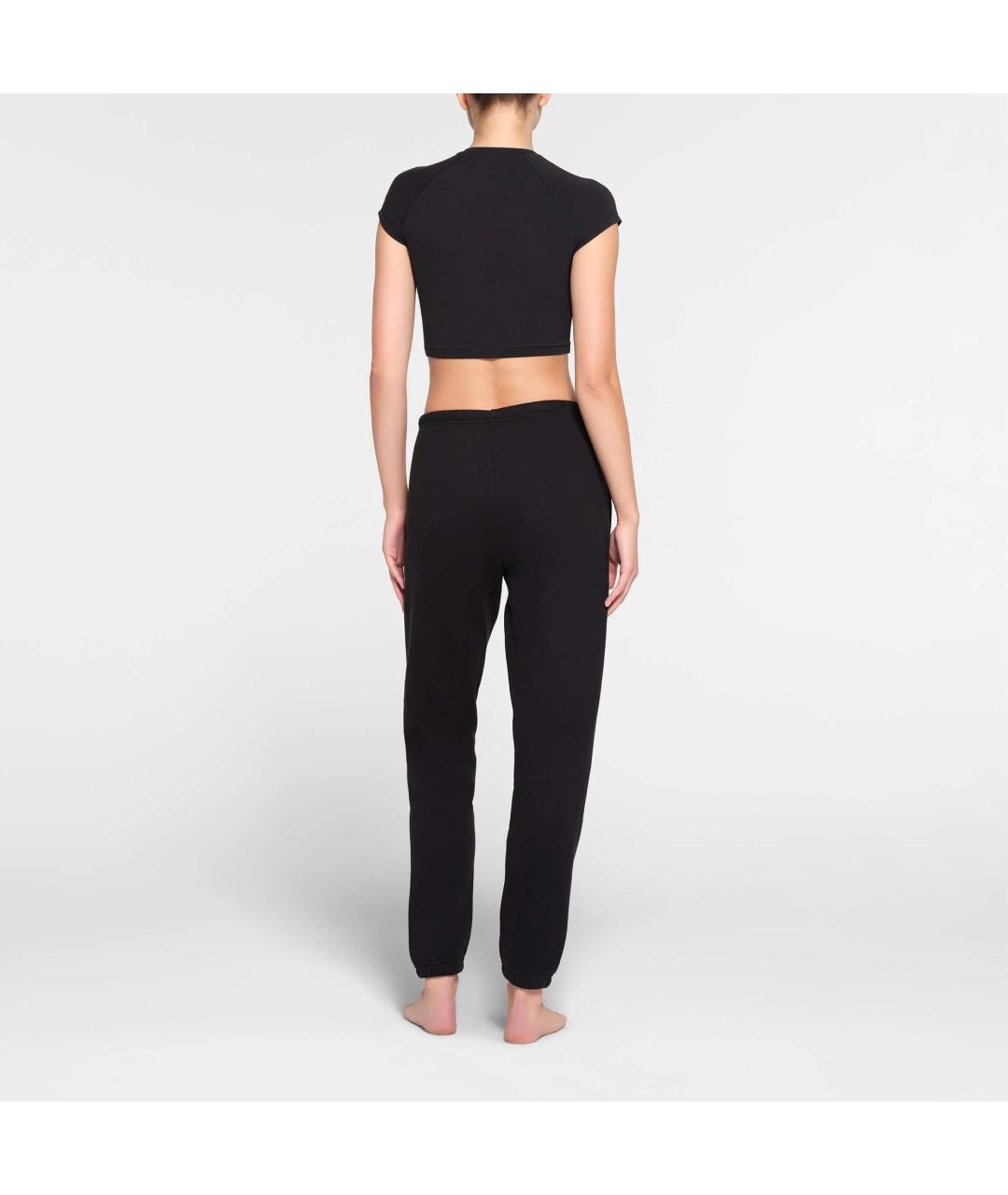 SKIMS Черная футболка, фото 4