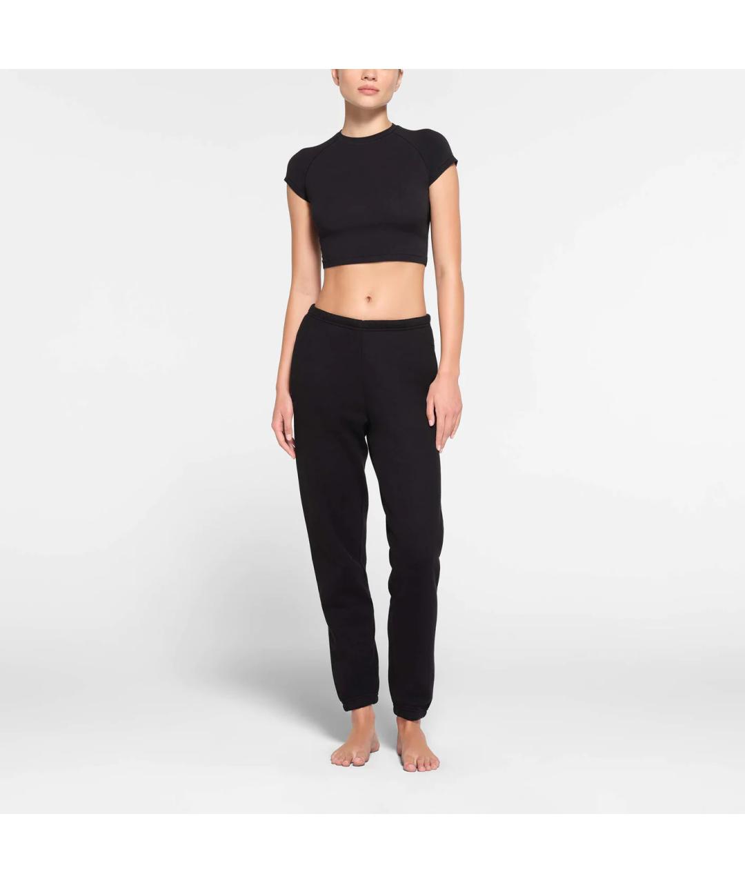 SKIMS Черная футболка, фото 3