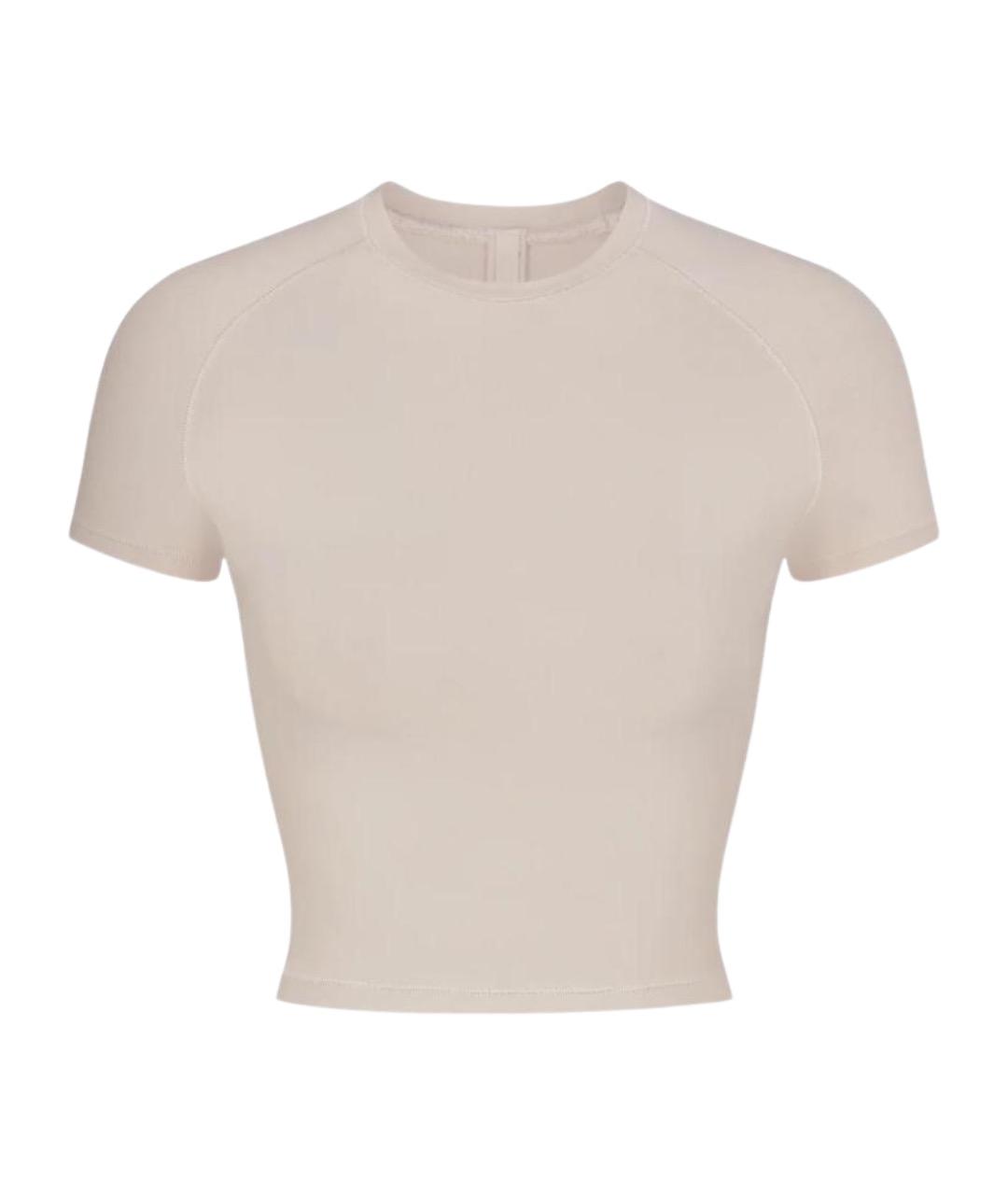 SKIMS Бежевая футболка, фото 1