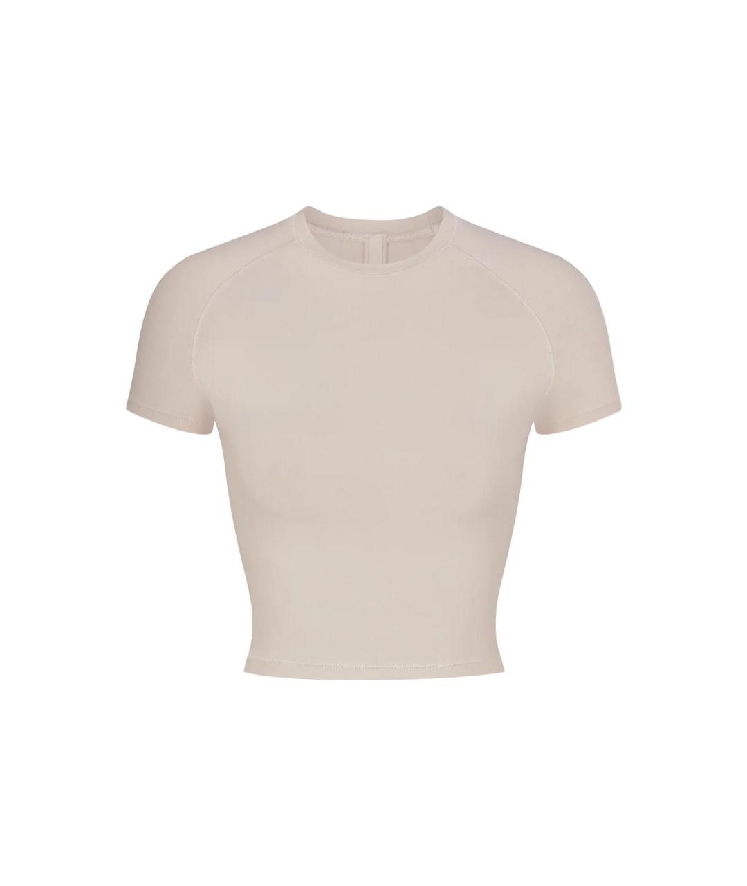 SKIMS Бежевая футболка, фото 4