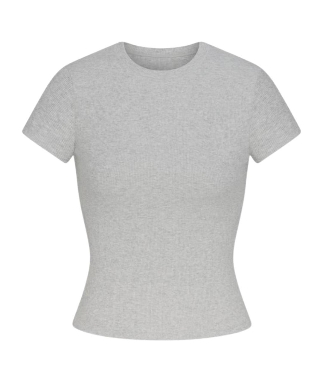 SKIMS Серая футболка, фото 1