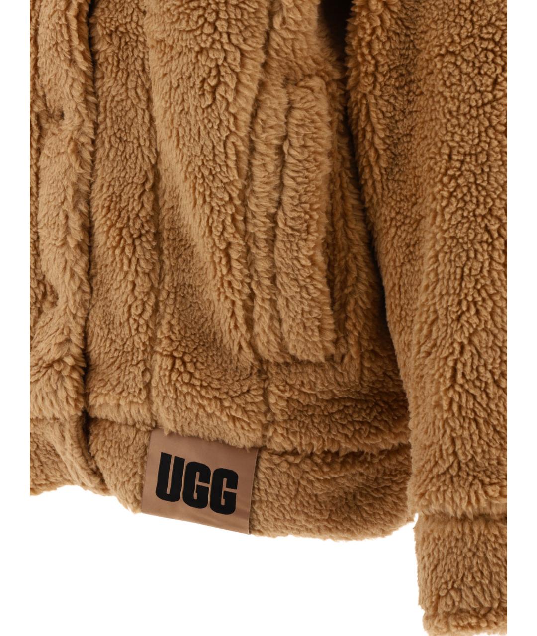 UGG AUSTRALIA Бежевая полиэстеровая куртка, фото 4