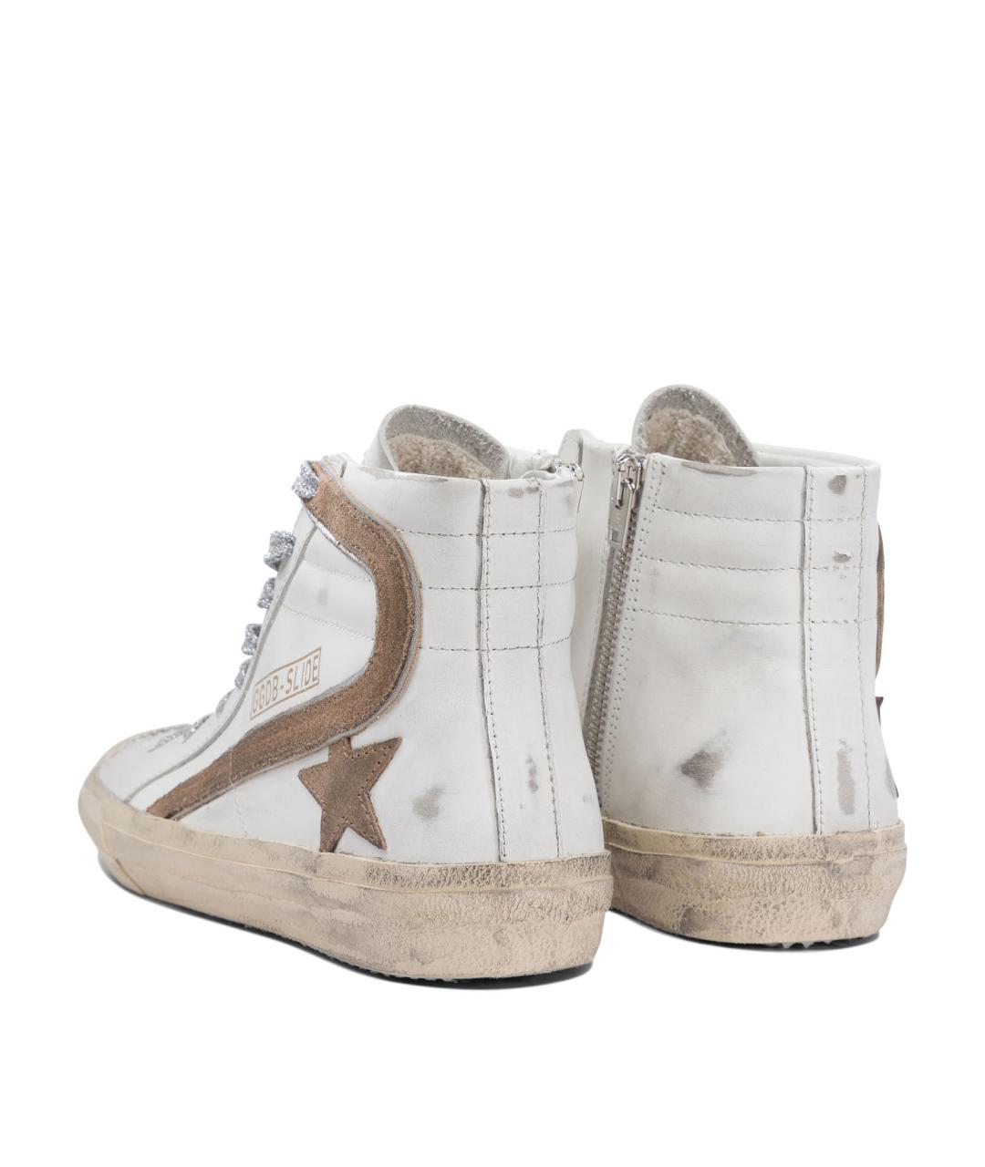 GOLDEN GOOSE DELUXE BRAND Белые кожаные кеды, фото 4