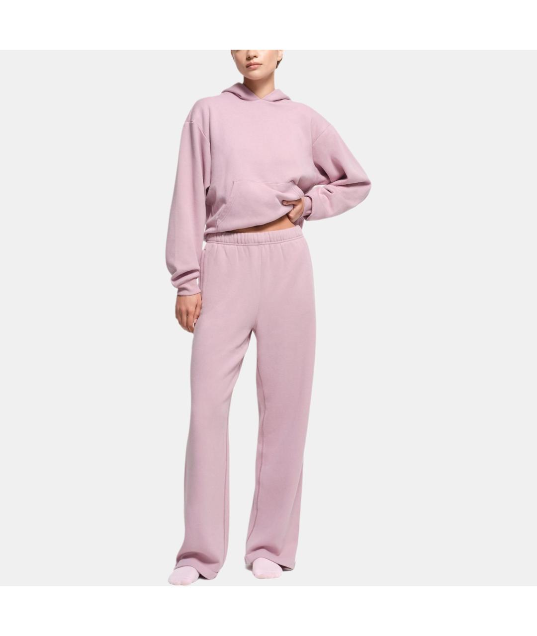 SKIMS Розовые прямые брюки, фото 2