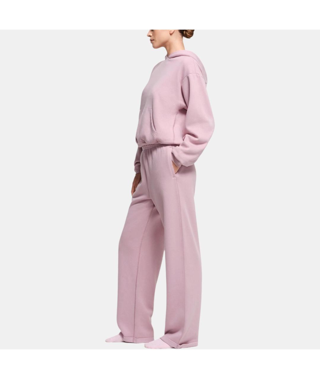 SKIMS Розовые прямые брюки, фото 4