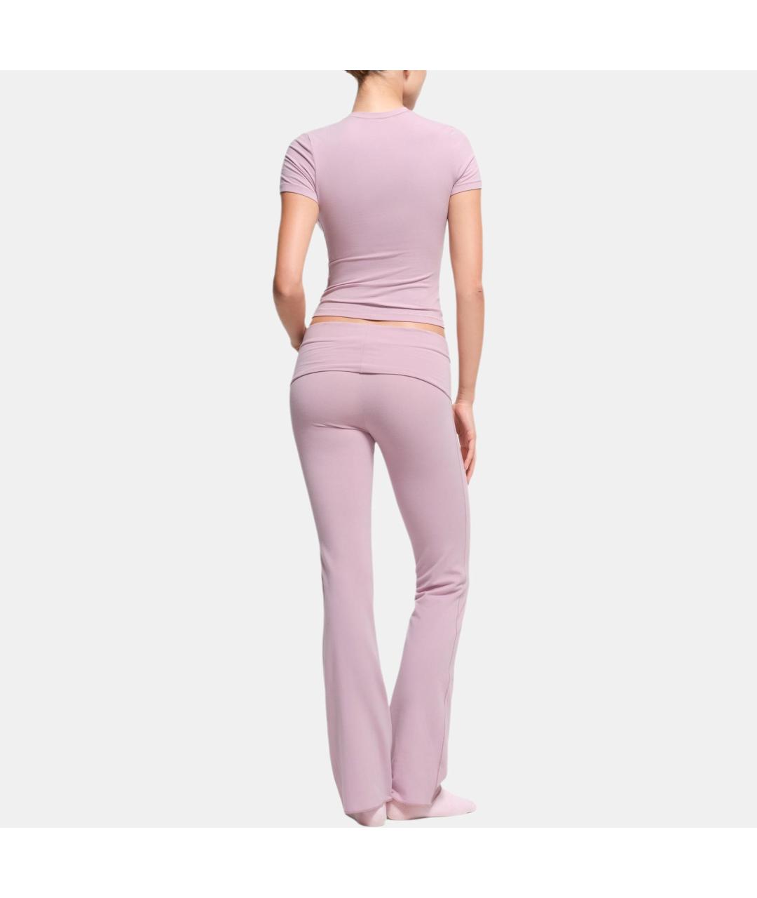 SKIMS Розовые прямые брюки, фото 2