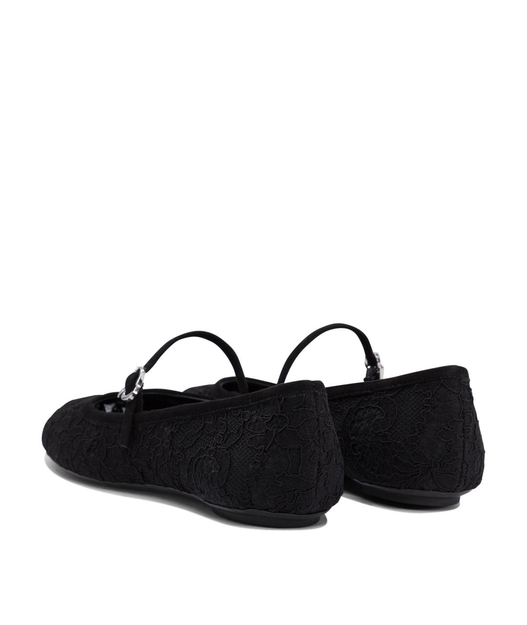 GIANVITO ROSSI Черные кожаные балетки, фото 4