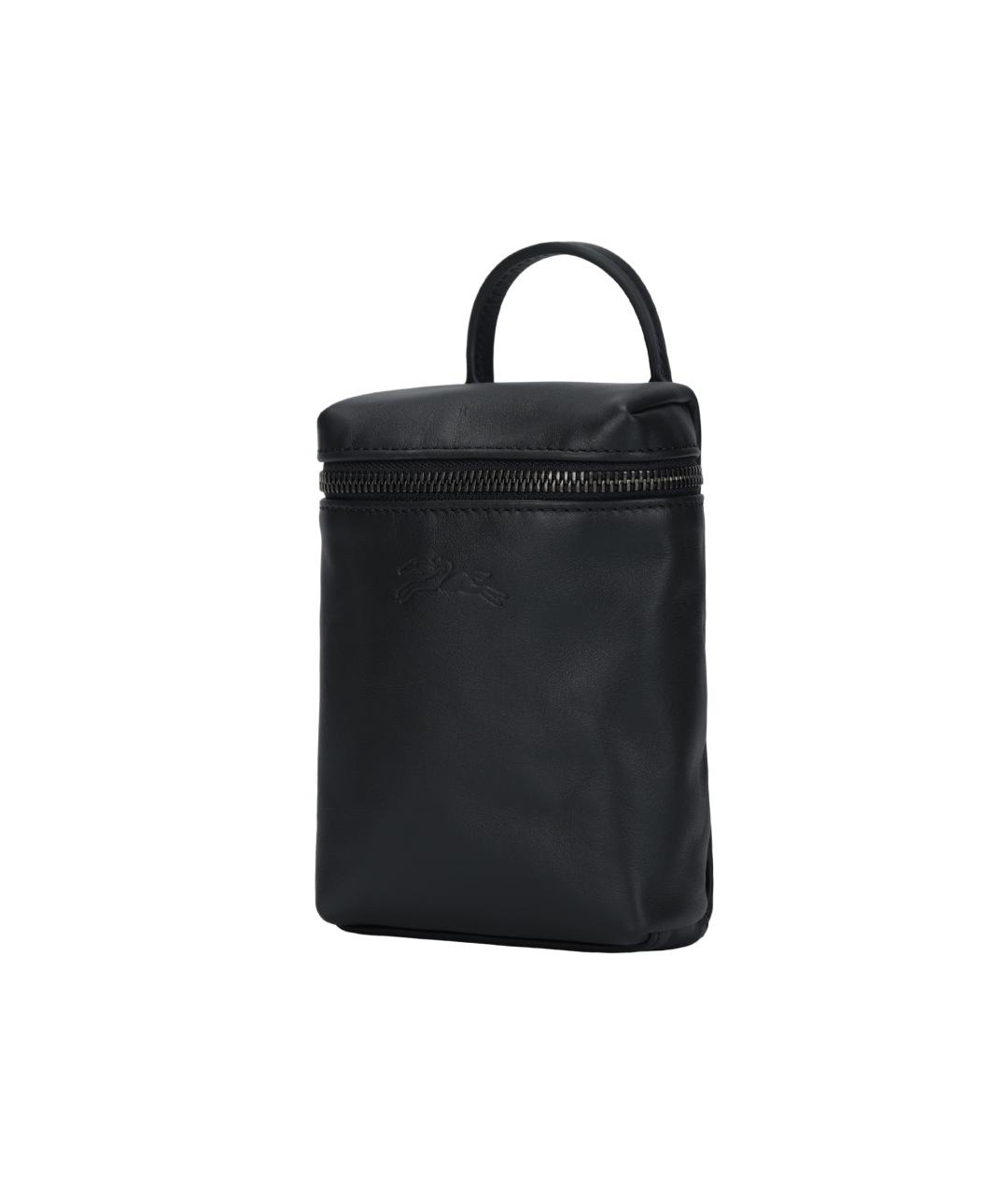 LONGCHAMP Черная сумка на плечо, фото 2