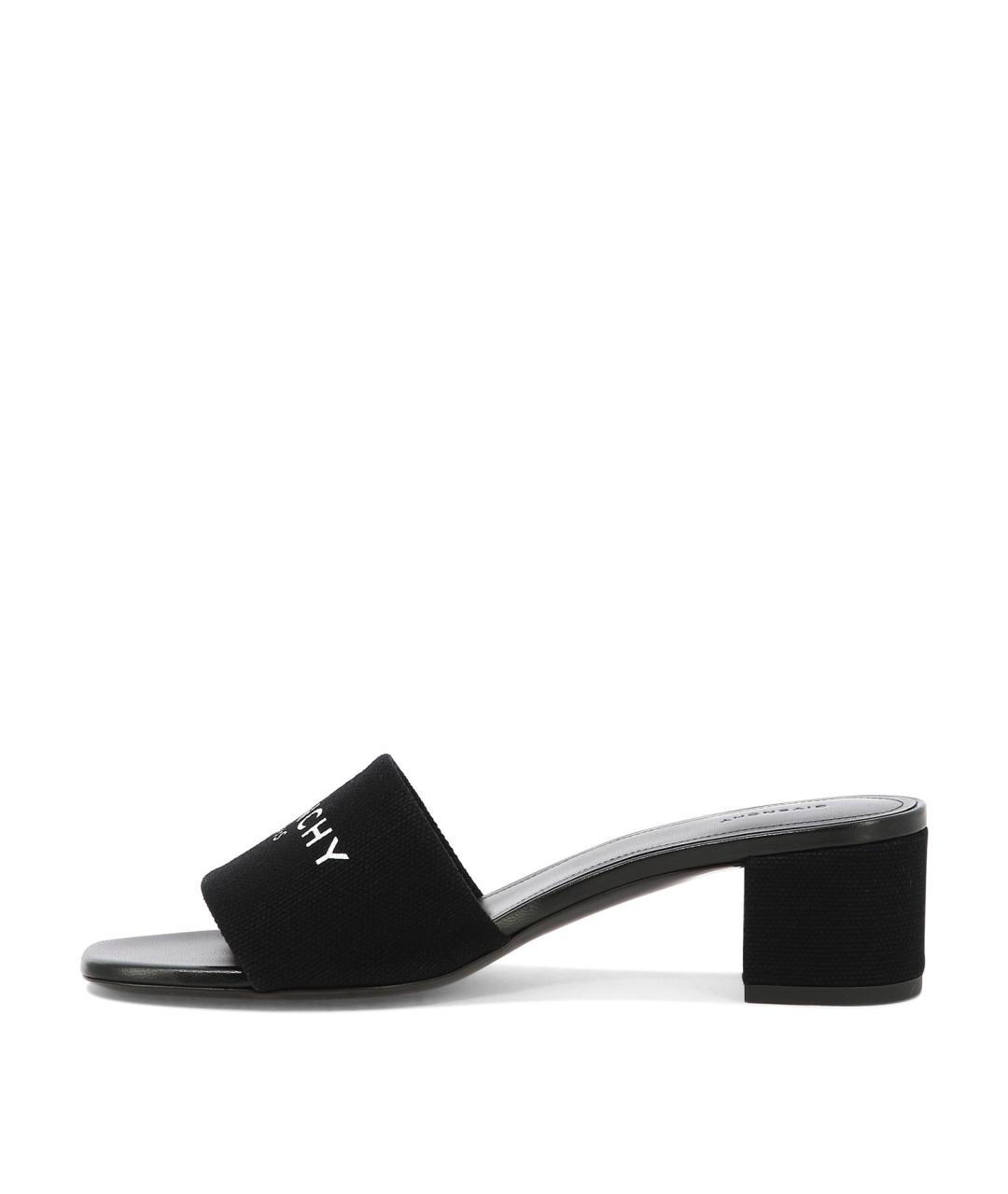 GIVENCHY Черные текстильные мюли, фото 3