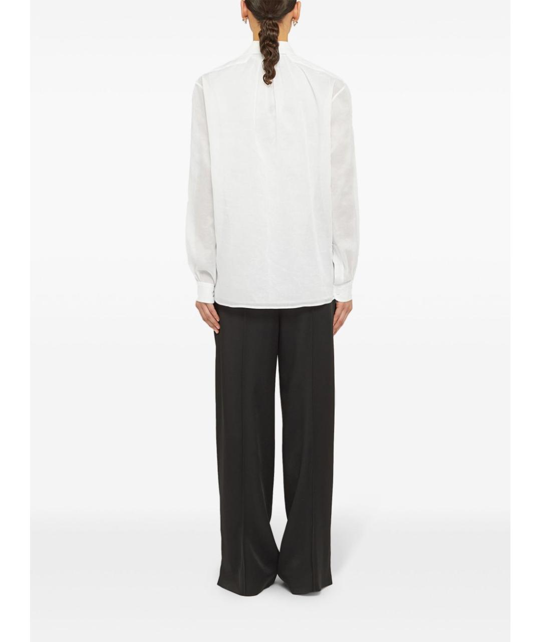 JIL SANDER Белая хлопковая рубашка, фото 4