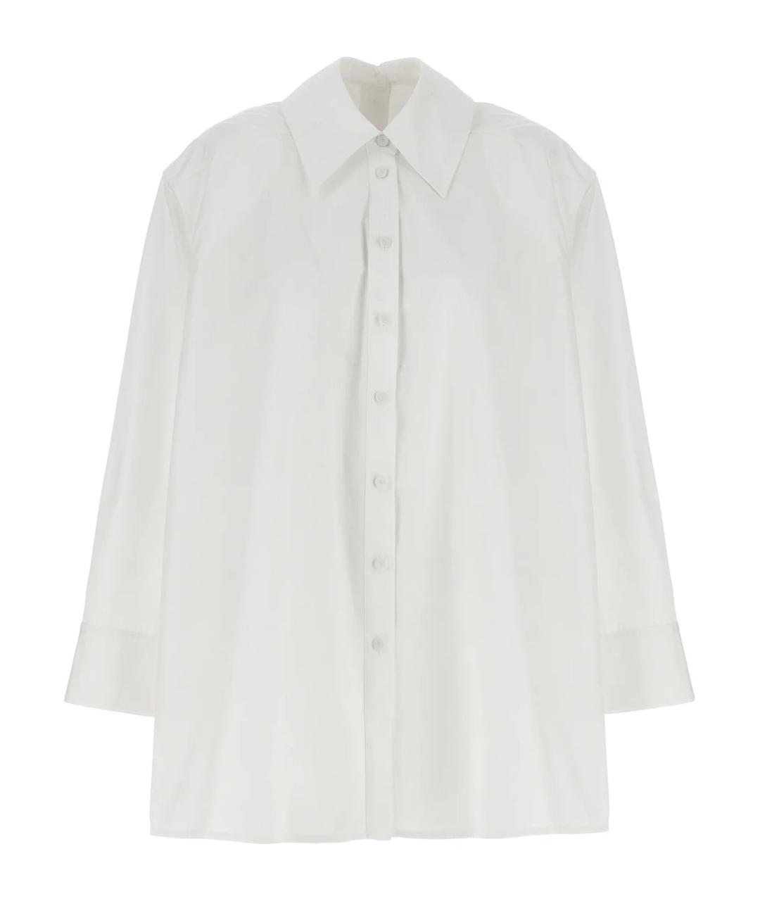 JIL SANDER Белая хлопковая рубашка, фото 1