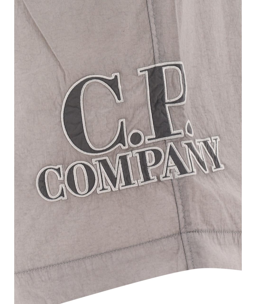 CP COMPANY Серые полиамидовые шорты, фото 4