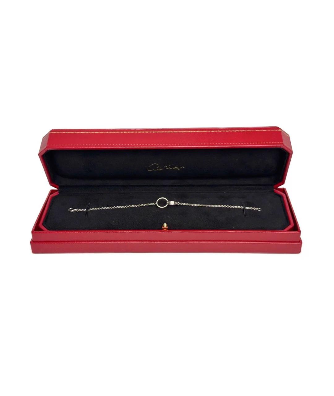 CARTIER Серебрянный браслет из белого золота, фото 2