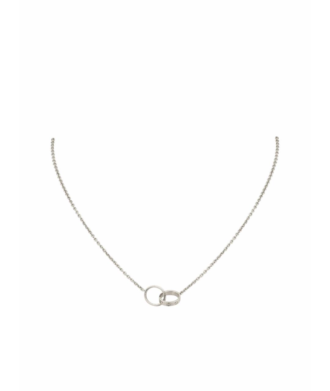 CARTIER Серебрянный браслет из белого золота, фото 1