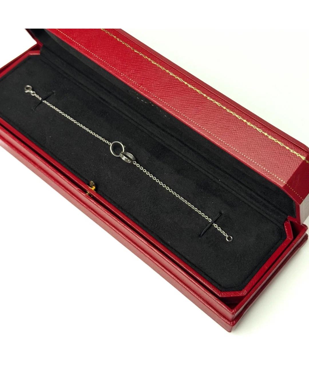 CARTIER Серебрянный браслет из белого золота, фото 3