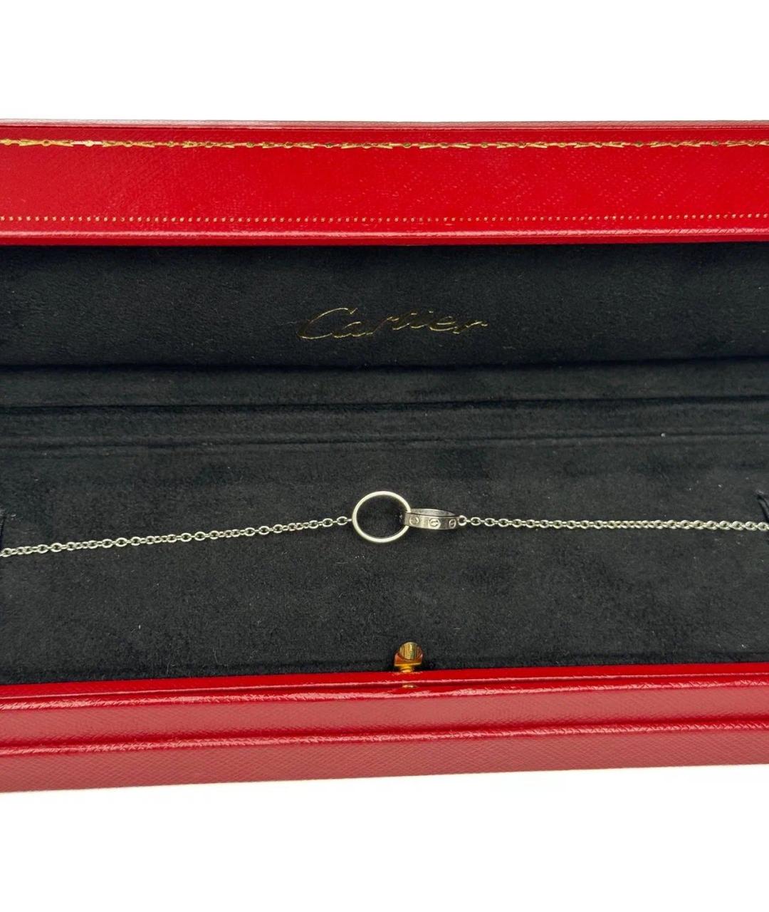 CARTIER Серебрянный браслет из белого золота, фото 5