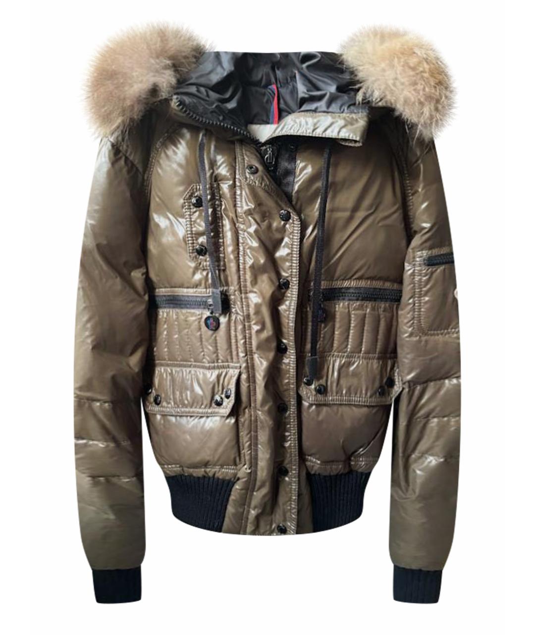 MONCLER Хаки куртка, фото 1