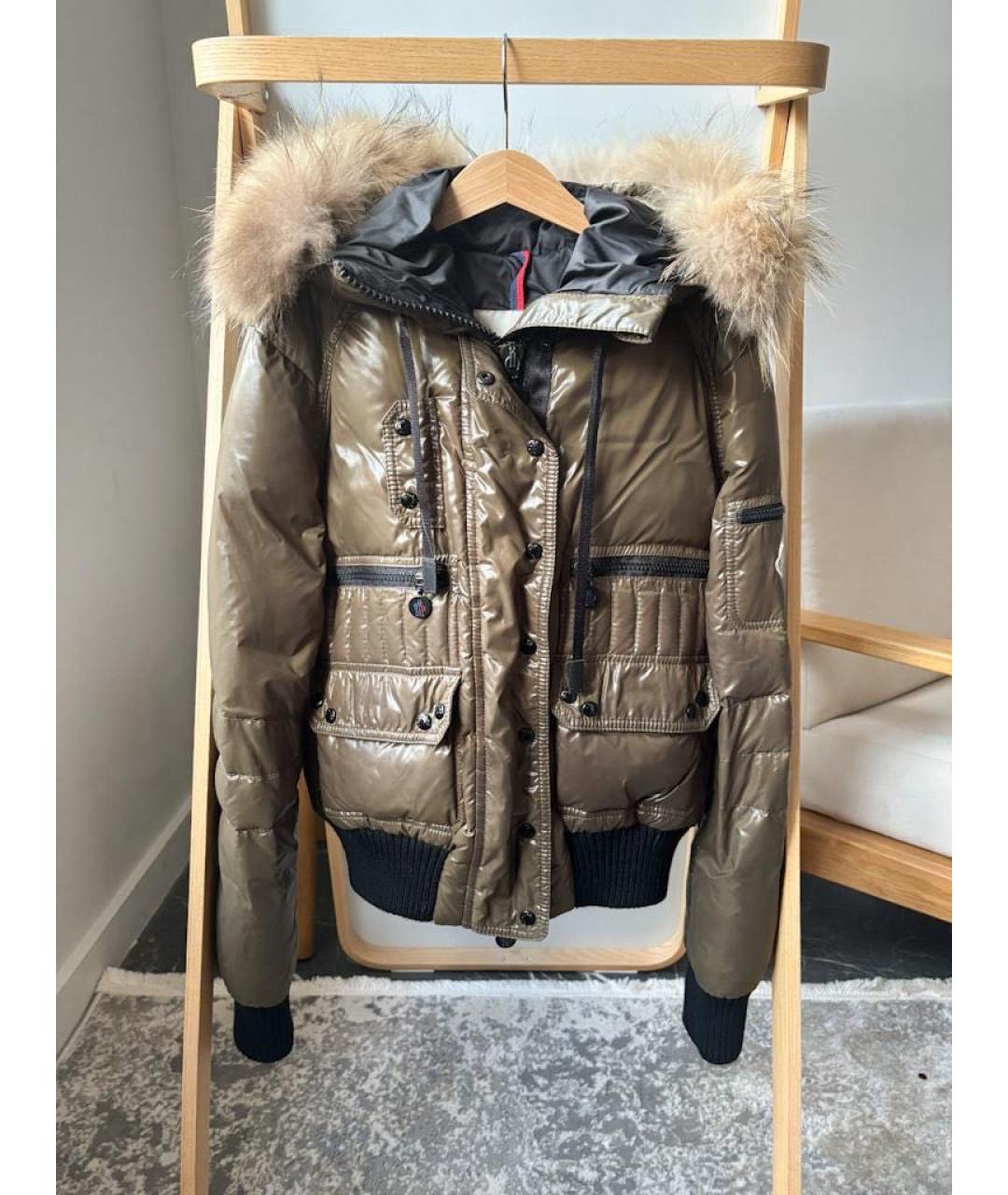 MONCLER Хаки куртка, фото 9
