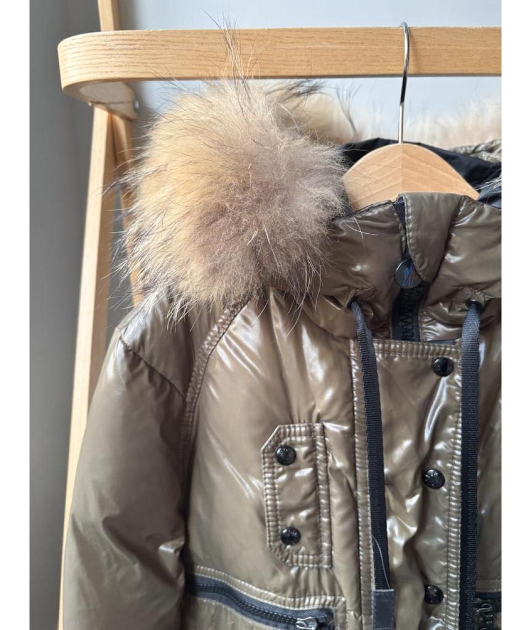 MONCLER Хаки куртка, фото 8