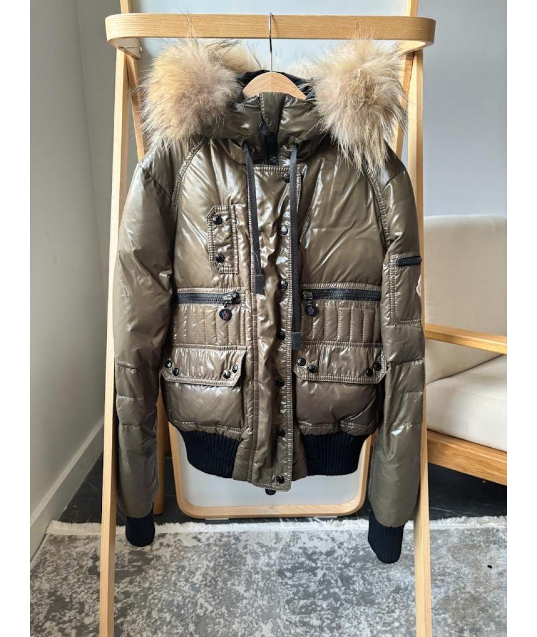 MONCLER Хаки куртка, фото 7