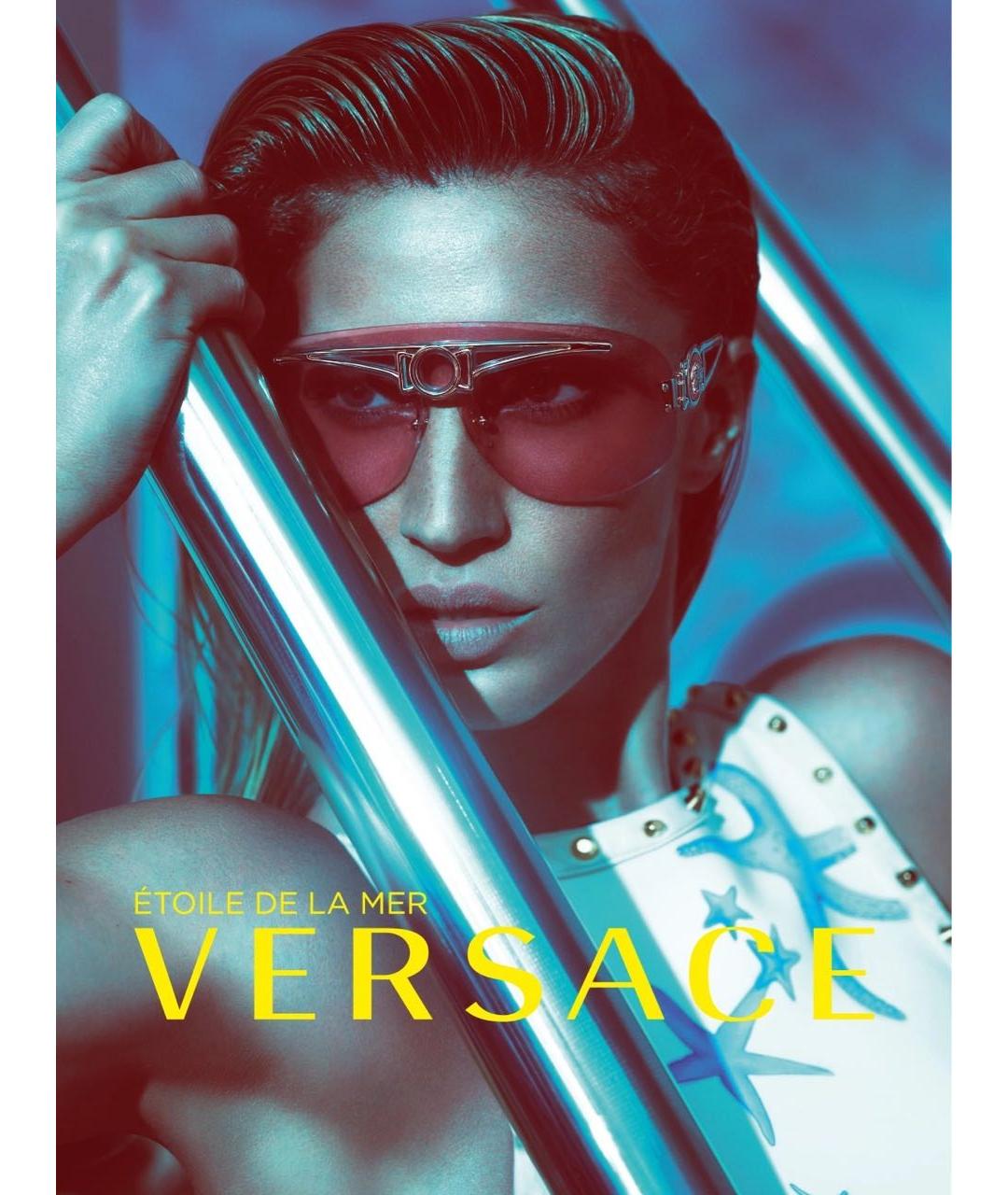 VERSACE Голубые солнцезащитные очки, фото 6