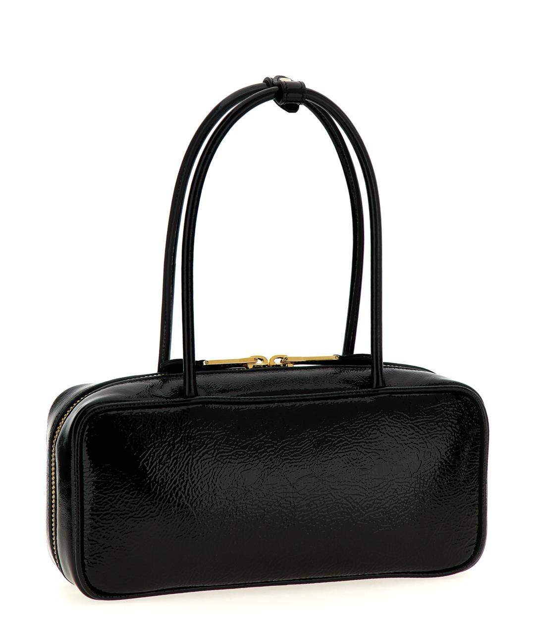 MIU MIU Черная кожаная сумка через плечо, фото 2