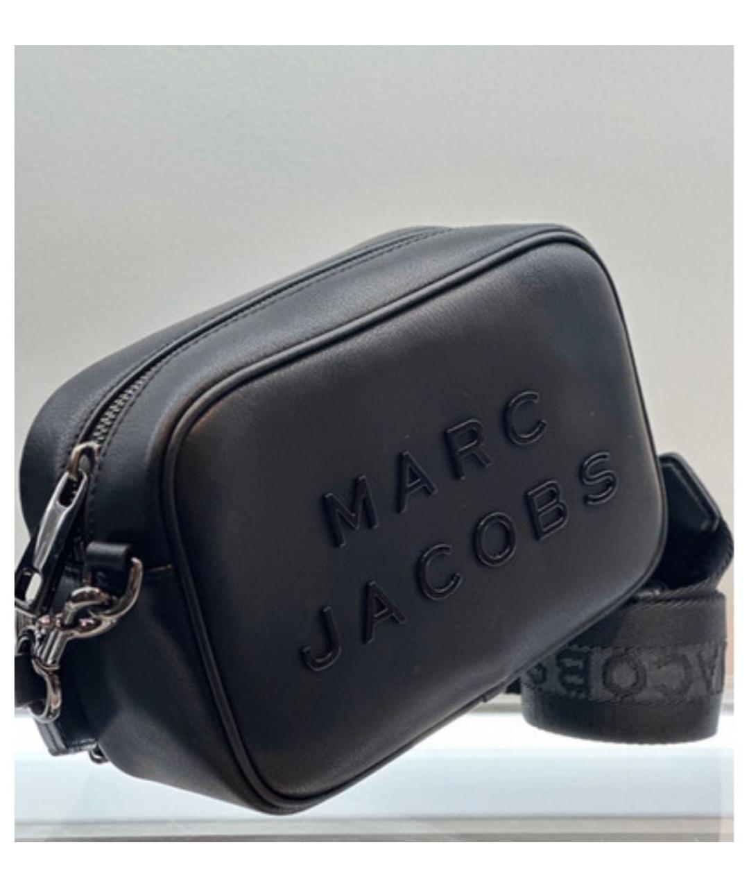 MARC JACOBS Черная кожаная сумка через плечо, фото 8