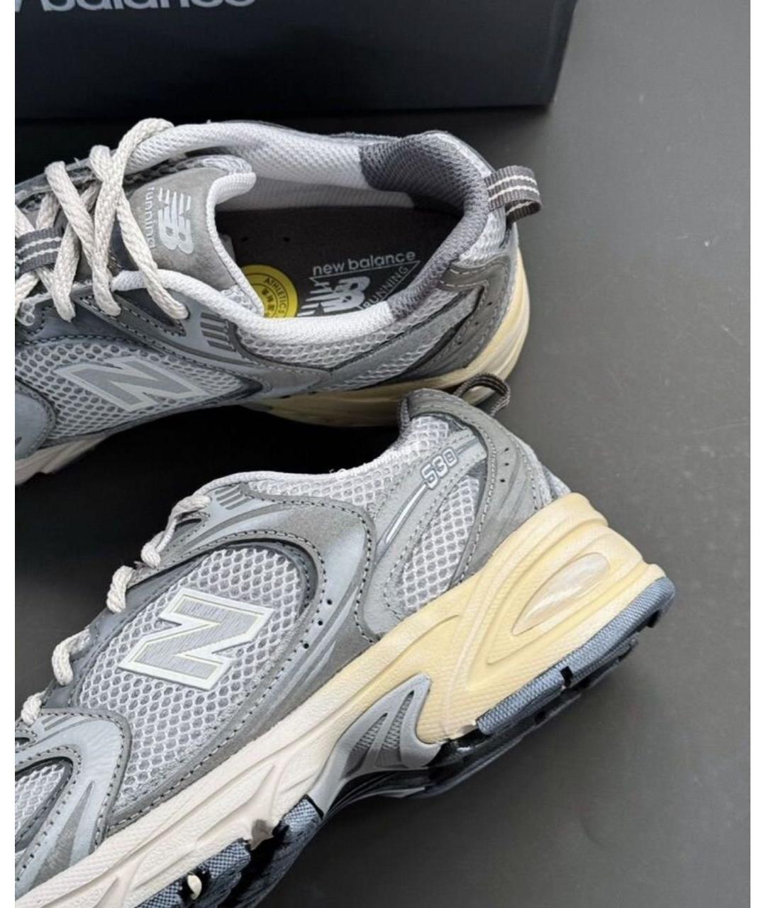 NEW BALANCE Серые кроссовки, фото 6