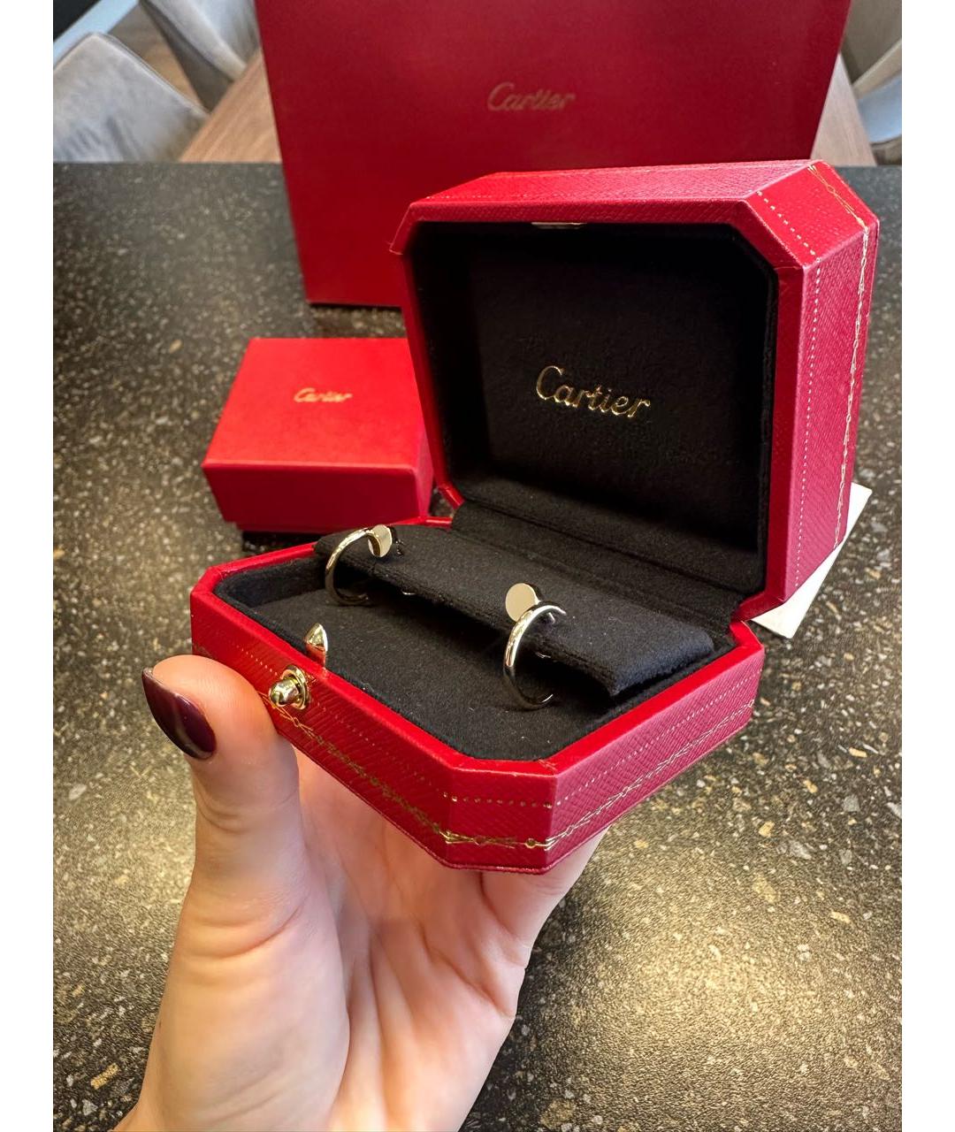 CARTIER Желтые серьги из желтого золота, фото 2