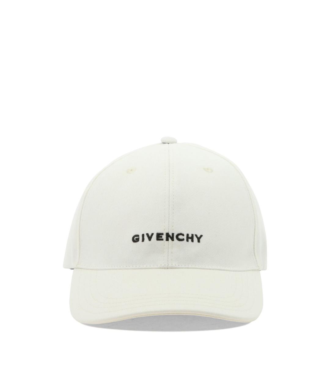 GIVENCHY Белая хлопковая кепка/бейсболка, фото 1