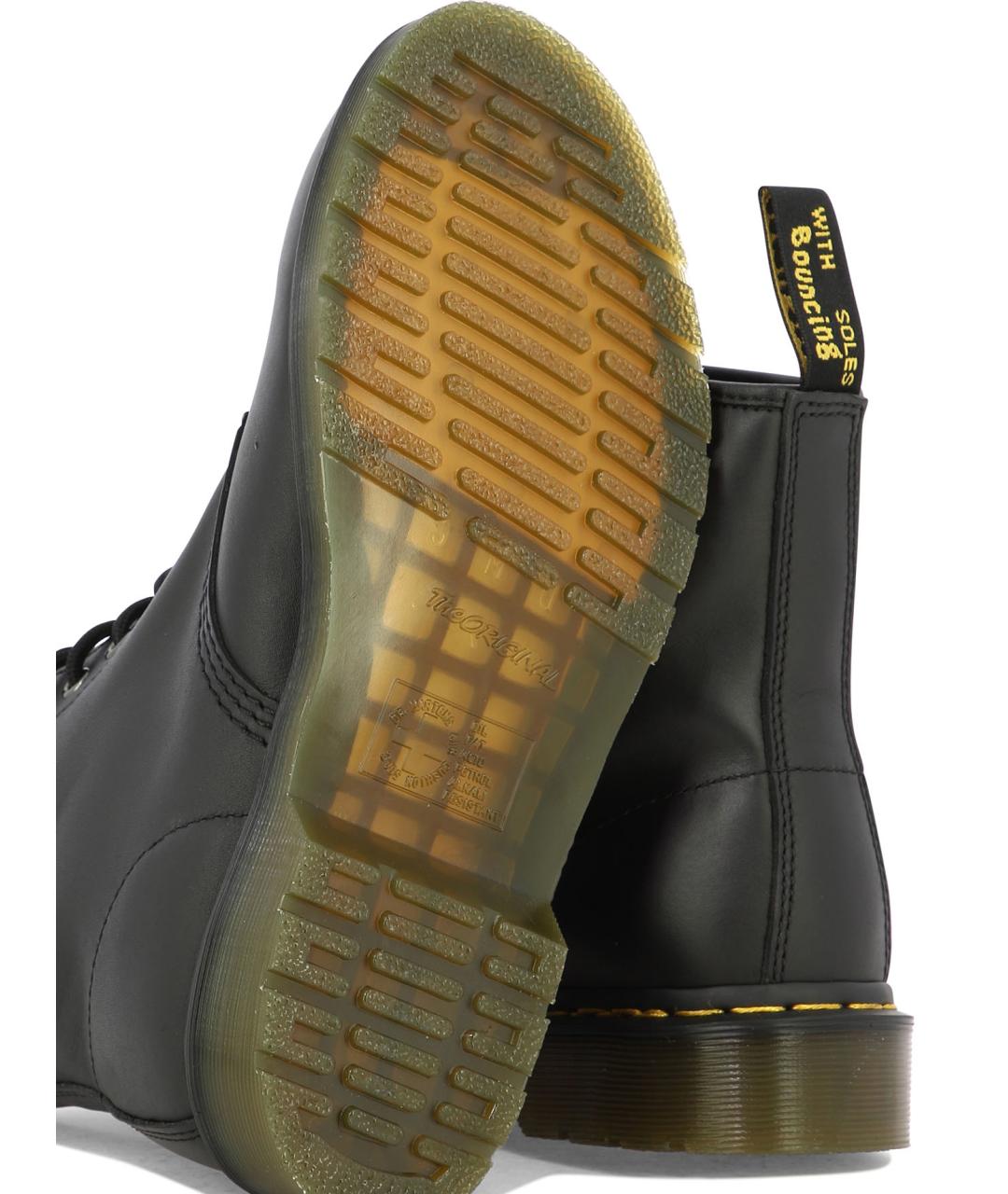 DR. MARTENS Черные кожаные ботинки, фото 5