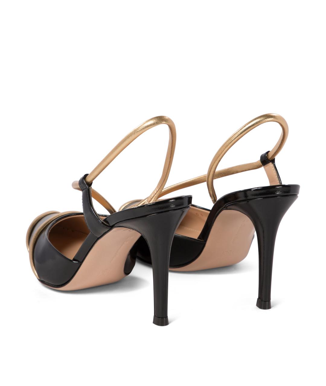 GIANVITO ROSSI Черные туфли из лакированной кожи, фото 4
