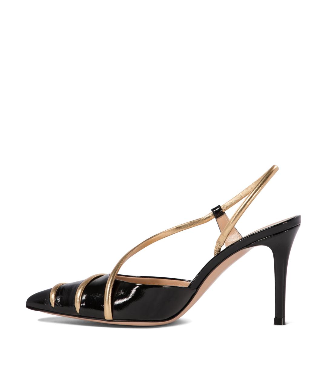 GIANVITO ROSSI Черные туфли из лакированной кожи, фото 3