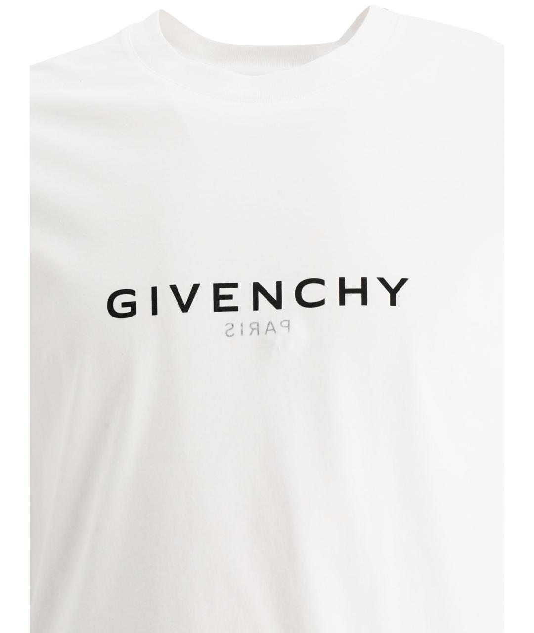 GIVENCHY Белая хлопковая футболка, фото 3