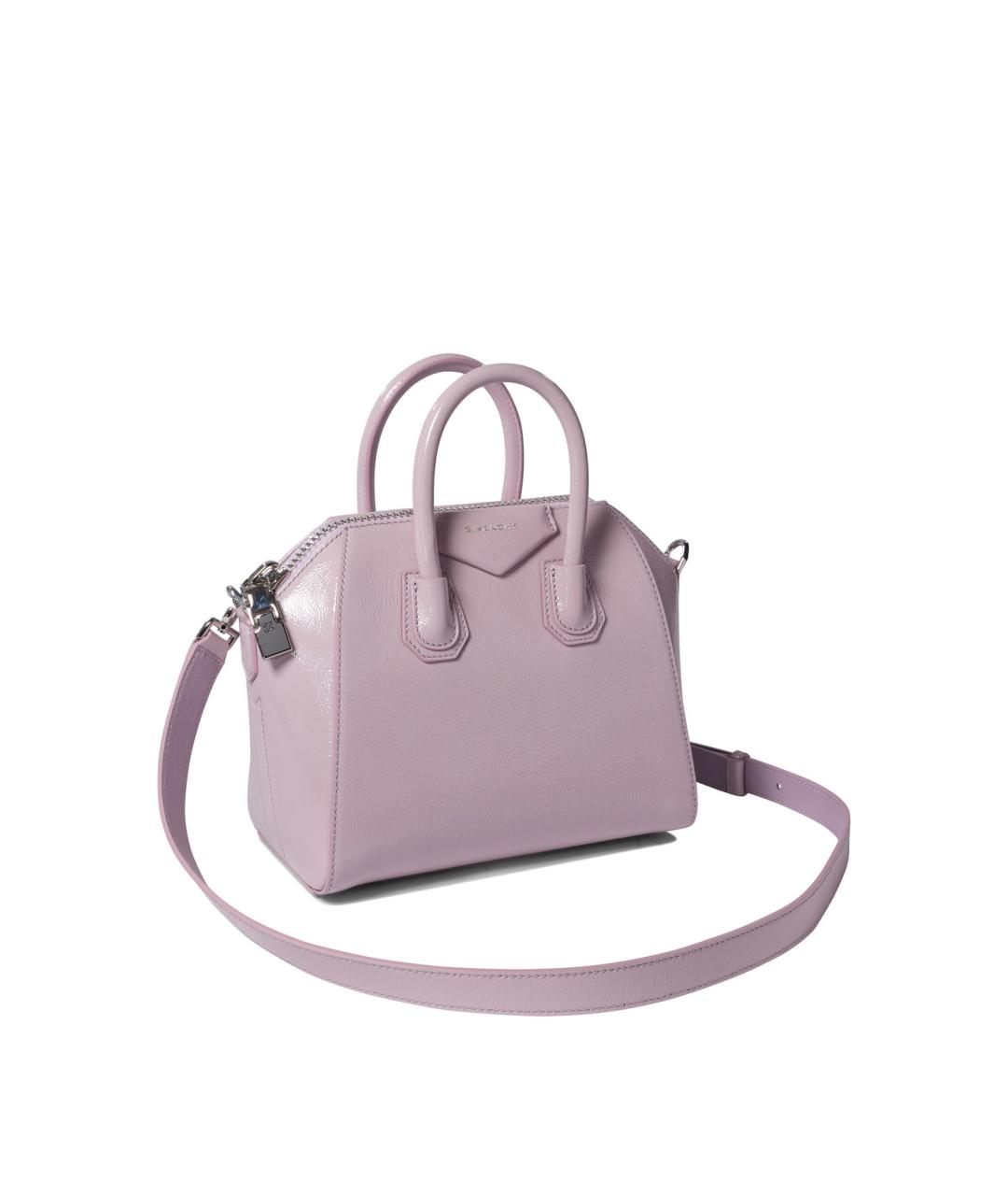 GIVENCHY Розовая кожаная сумка тоут, фото 2