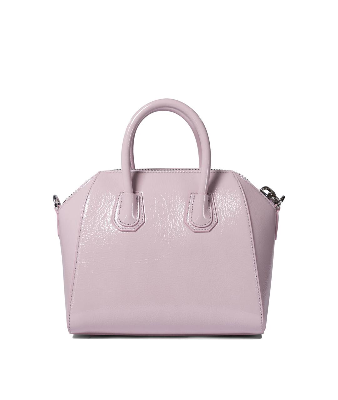 GIVENCHY Розовая кожаная сумка тоут, фото 3