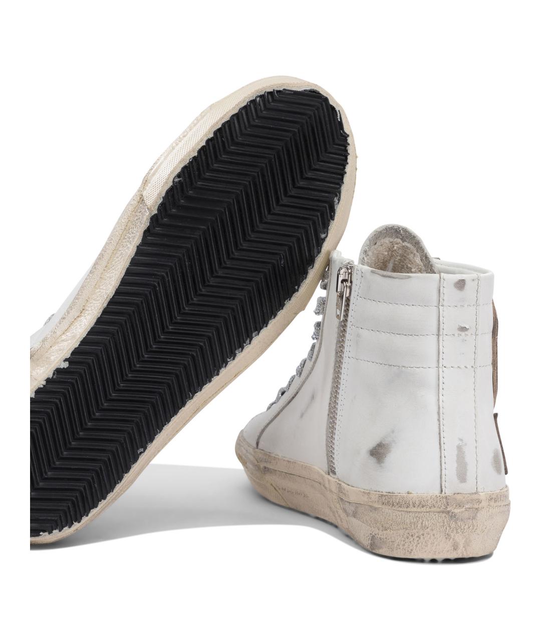 GOLDEN GOOSE DELUXE BRAND Белые кожаные кеды, фото 5