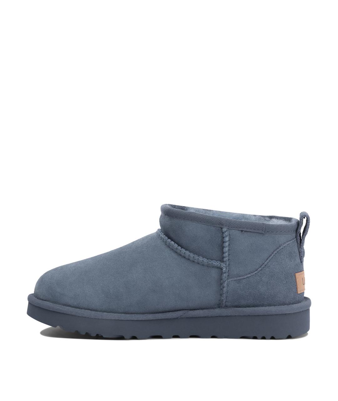 UGG AUSTRALIA Синие замшевые ботинки, фото 3