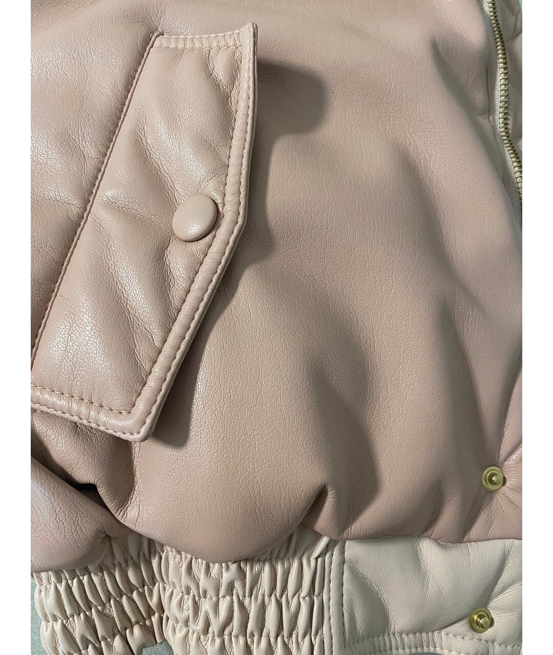 NANUSHKA Розовая полиэстеровая куртка, фото 7