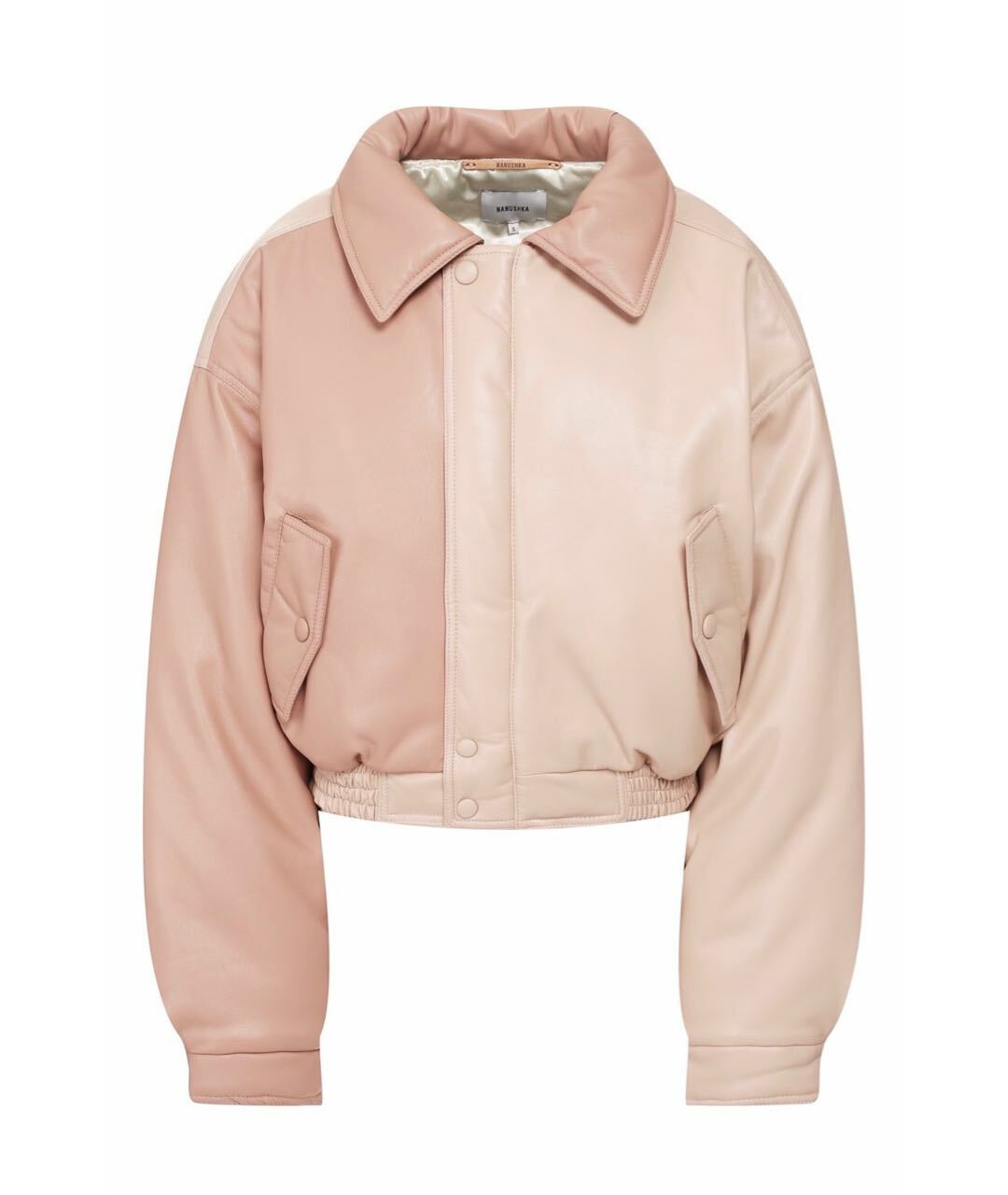 NANUSHKA Розовая полиэстеровая куртка, фото 1