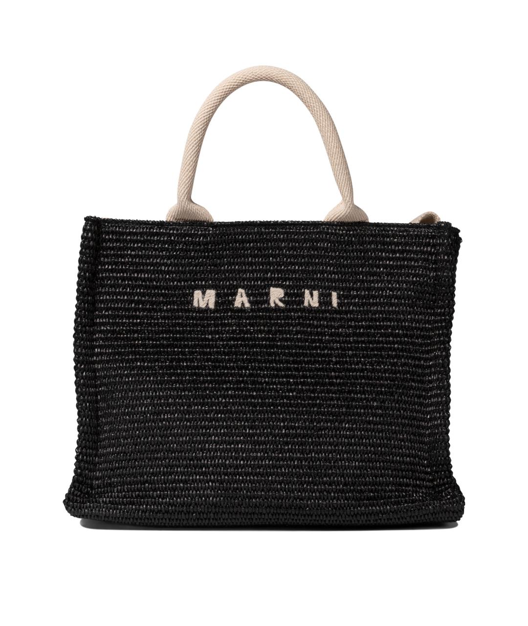 MARNI Черная сумка тоут, фото 1