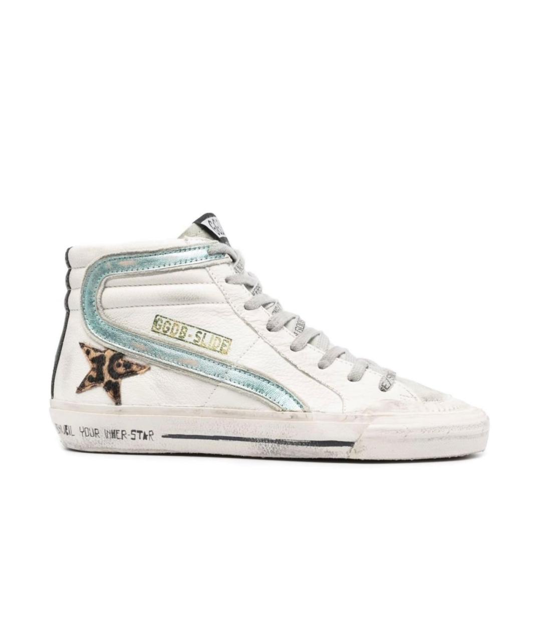 GOLDEN GOOSE DELUXE BRAND Белые кожаные кеды, фото 1