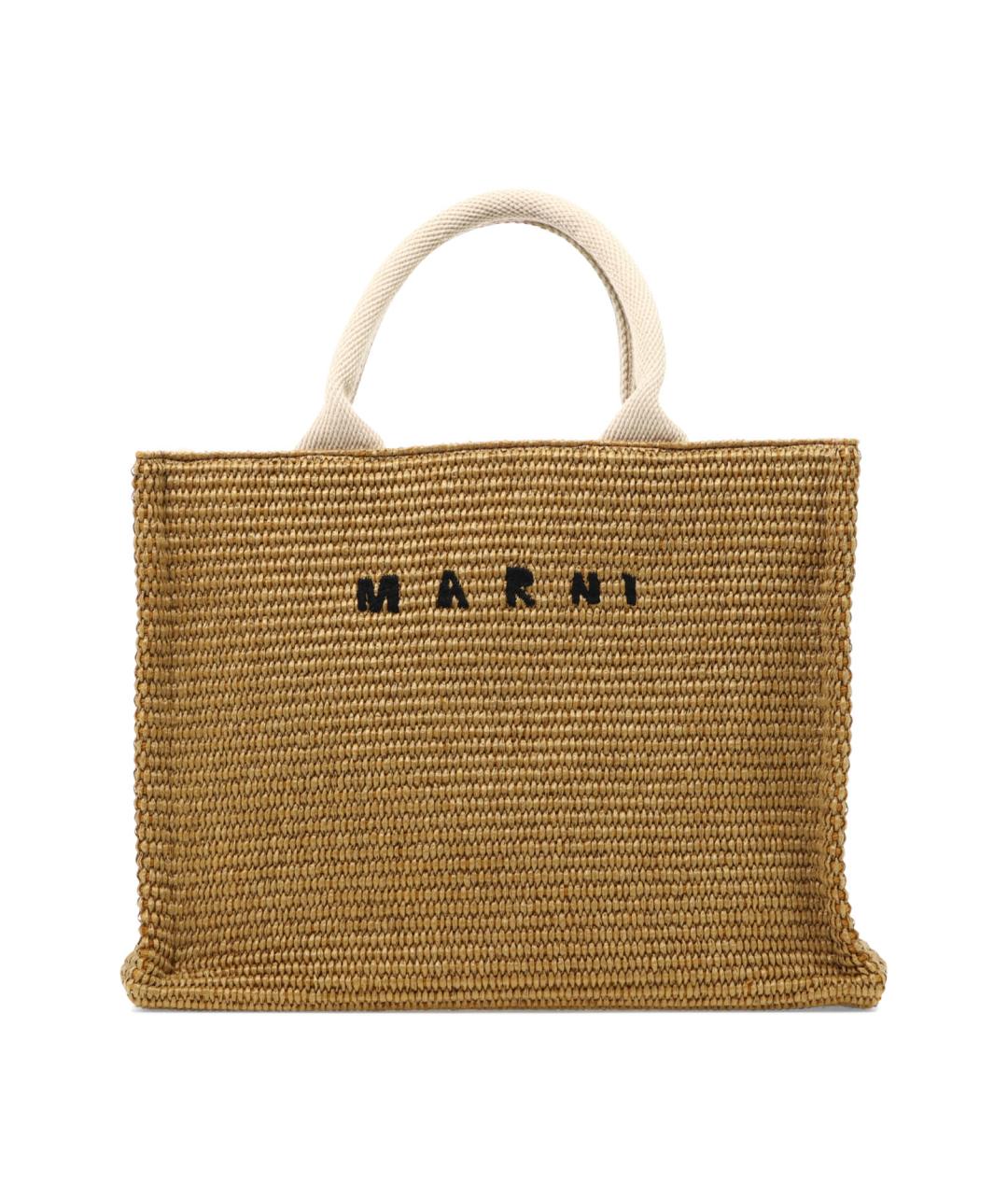 MARNI Коричневая сумка тоут, фото 1