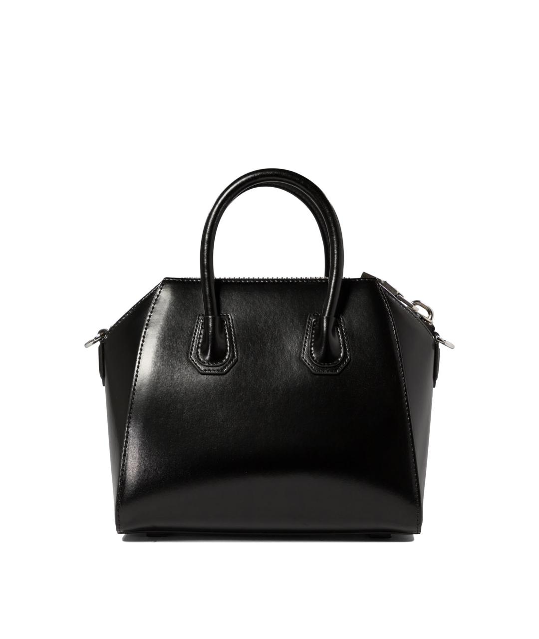 GIVENCHY Черная кожаная сумка с короткими ручками, фото 3
