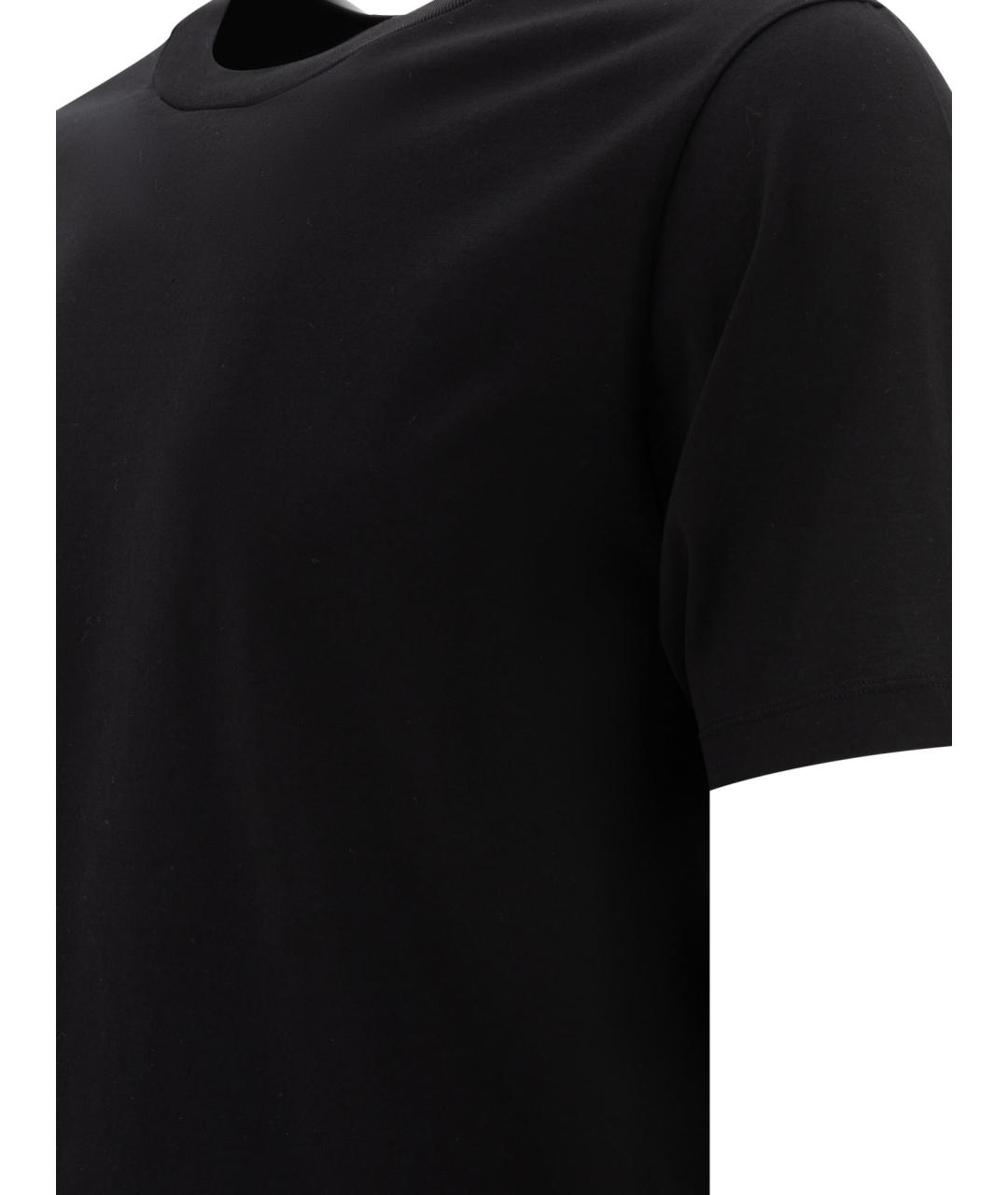 STONE ISLAND SHADOW PROJECT Черная синтетическая футболка, фото 4
