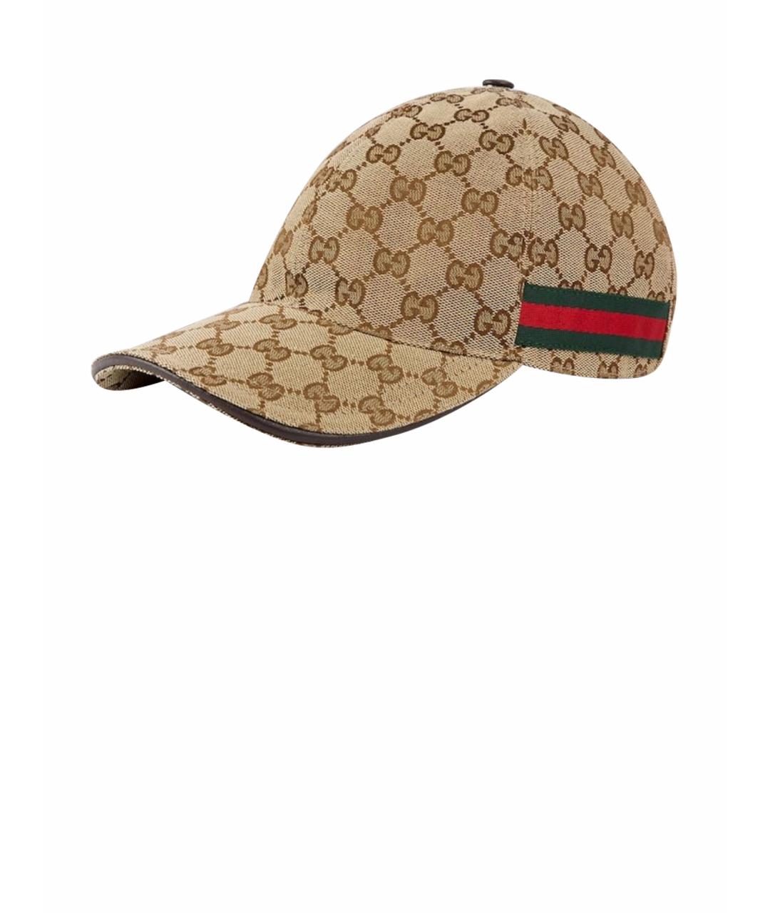 GUCCI Бежевая кепка, фото 1