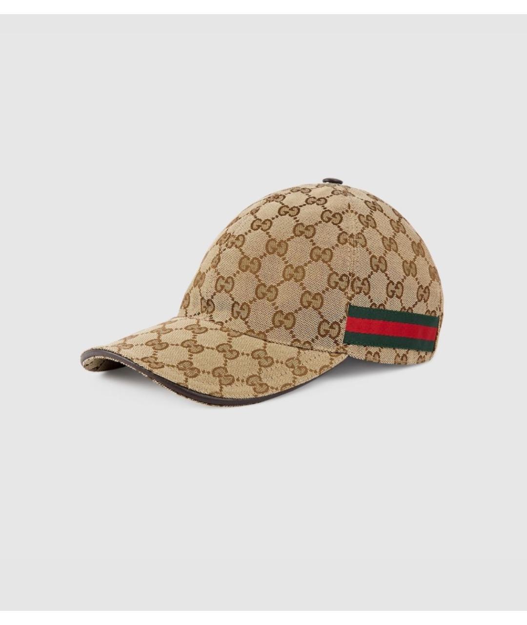 GUCCI Бежевая кепка, фото 4