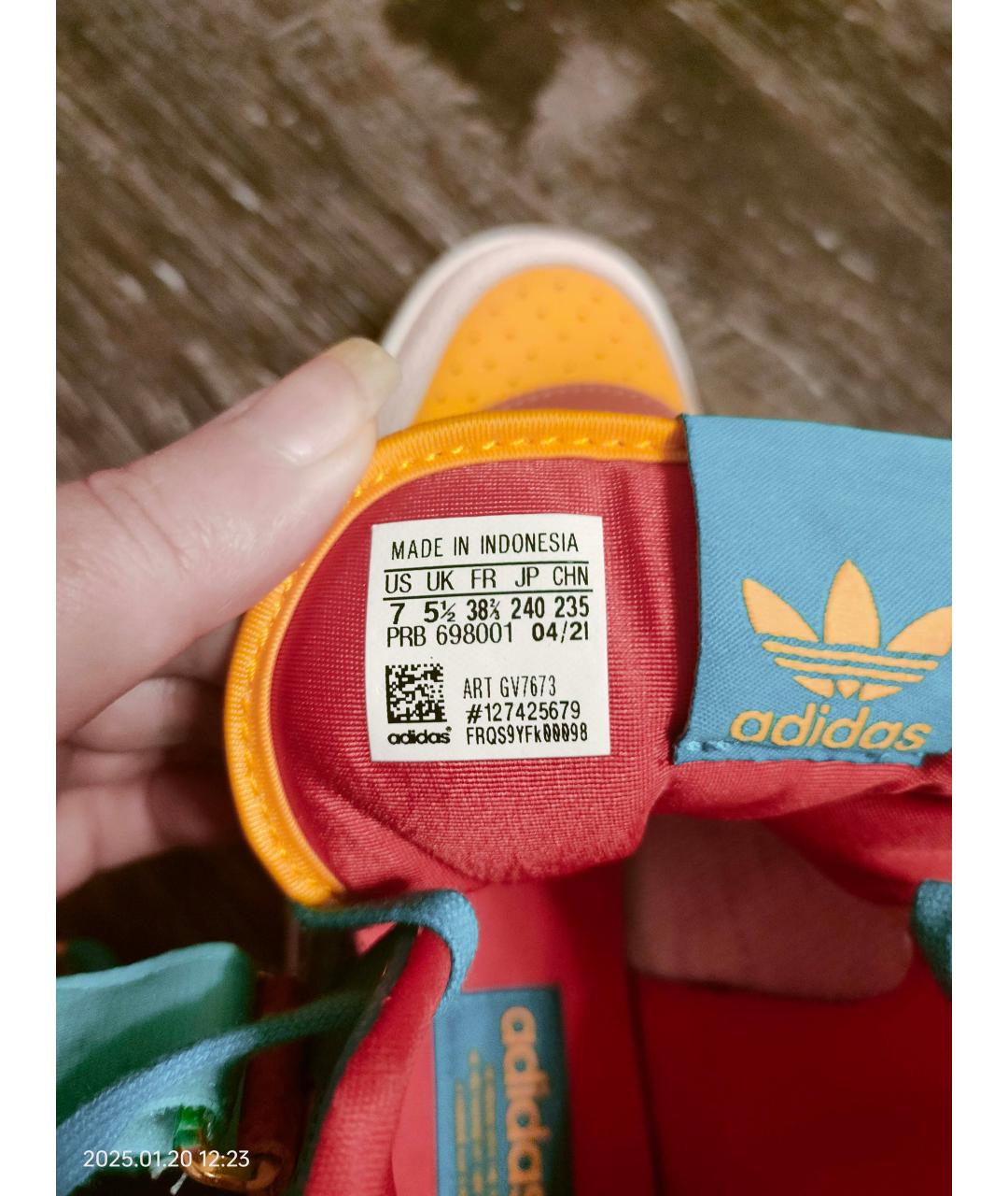 ADIDAS Мульти кожаные кроссовки, фото 5